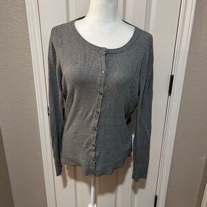 Merona Heather Gray Cardigan